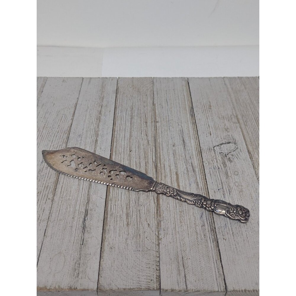 Nils-Johan NIJ4 Sweden Silverplate Blade Large Ice Cream Slicer 8-3/4"